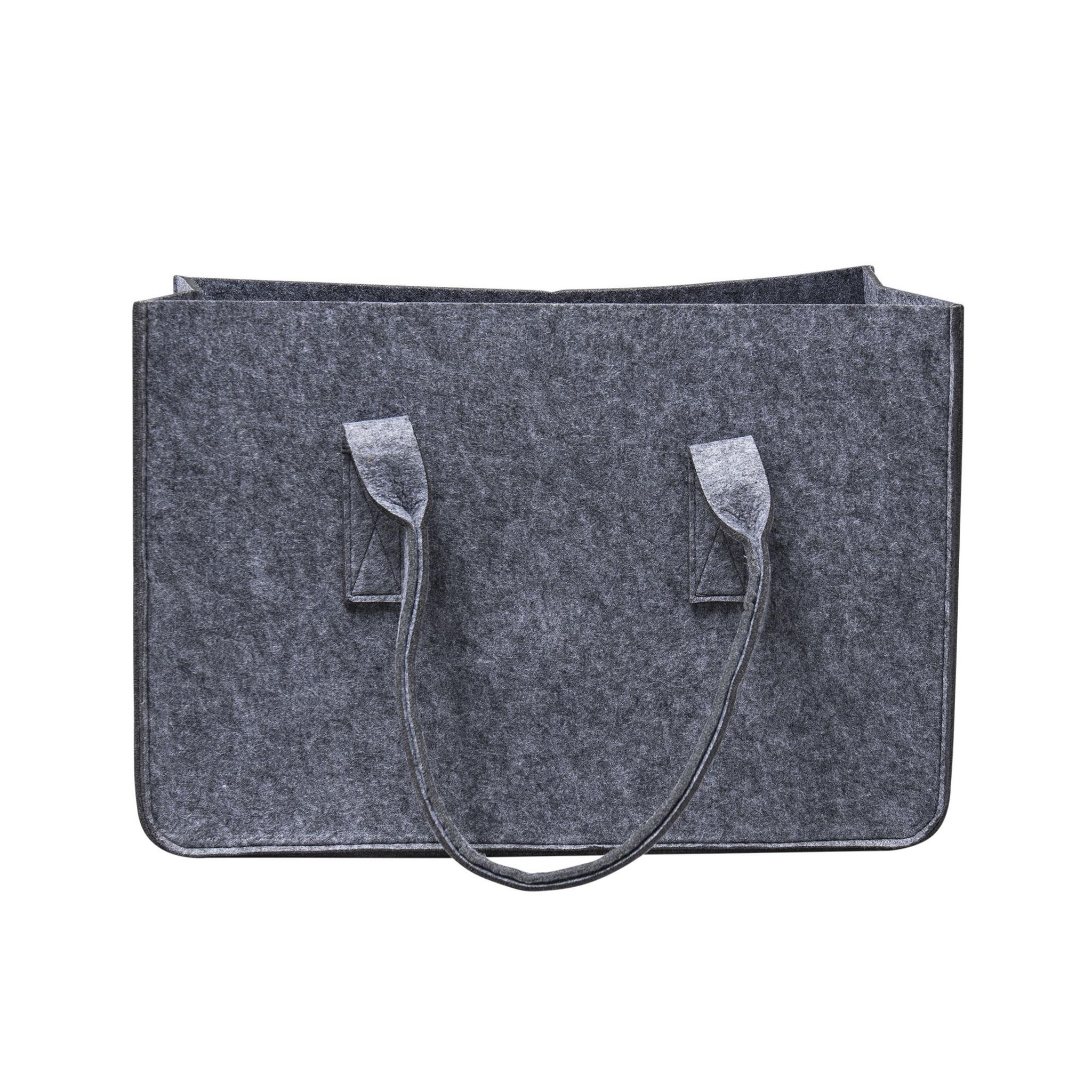 Voir la diapositive 2 : WERKAPRO Sac à bûches en feutre gris WERKA PRO  50x27x34cm