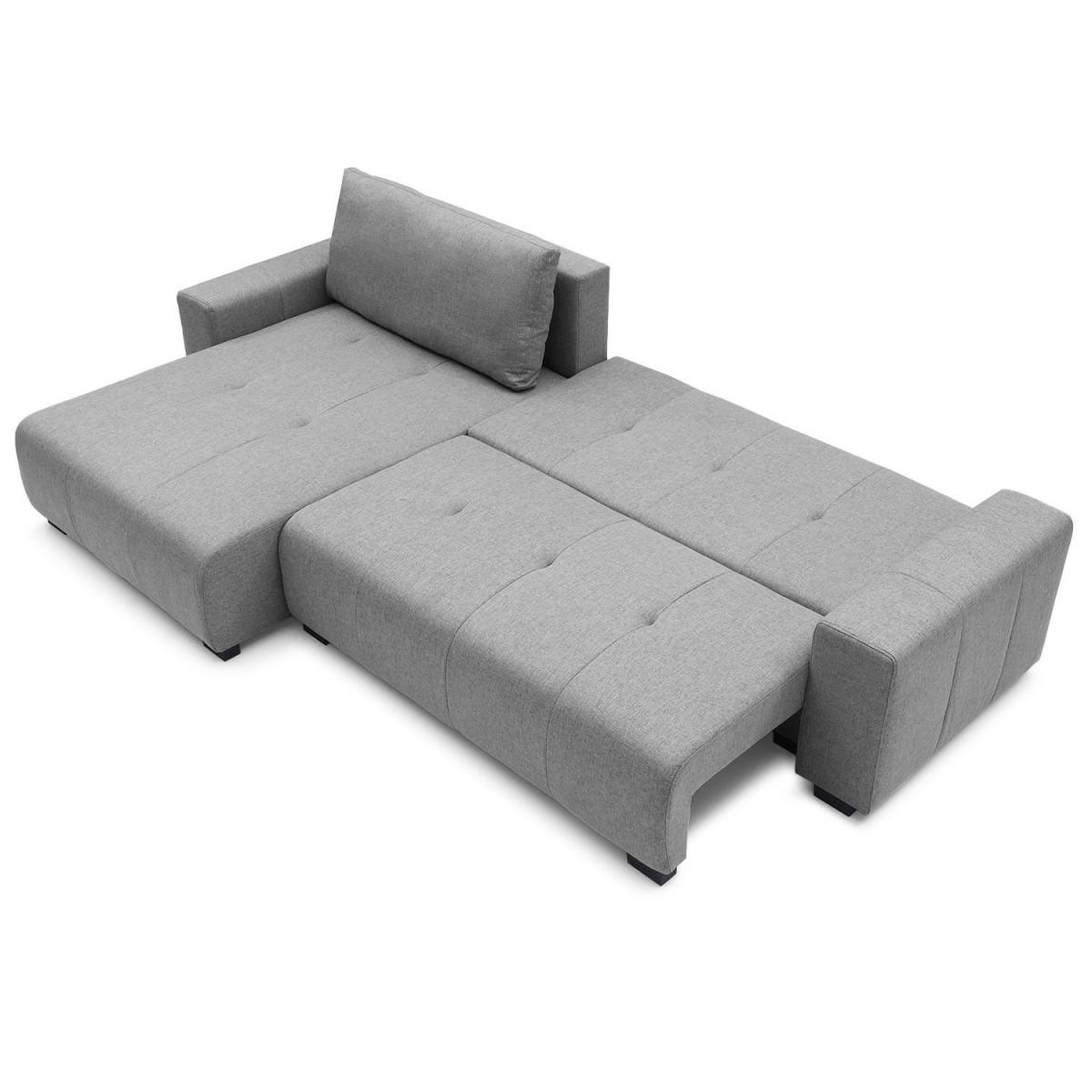 Voir la diapositive 3 : Paris Prix Canapé d'angle convertible   marcus  292cm gris
