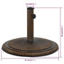 Voir la diapositive 6 : VIDAXL Socle de parasol Bronze 45x45x30 cm Fonte
