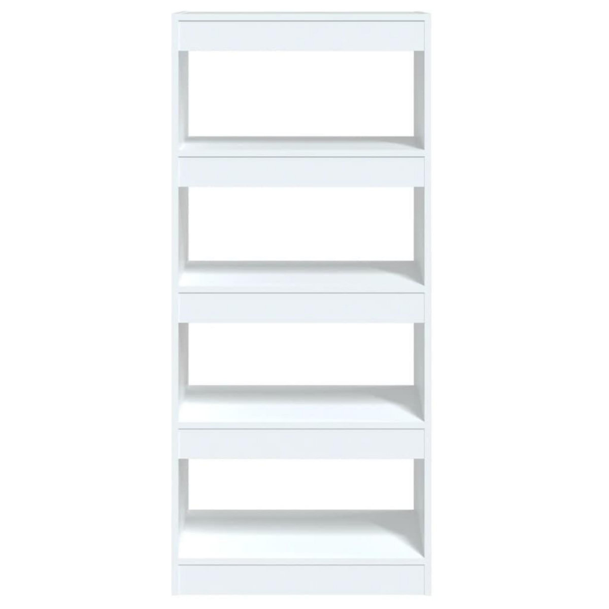 VIDAXL Bibliotheque/Cloison Blanc 60x30x135 cm Bois d'ingenierie
