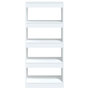 Voir la diapositive 5 : VIDAXL Bibliotheque/Cloison Blanc 60x30x135 cm Bois d'ingenierie
