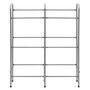 Voir la diapositive 3 : VIDAXL Etagere de rangement pour 6 caisses Argente 96x33x116 cm Acier