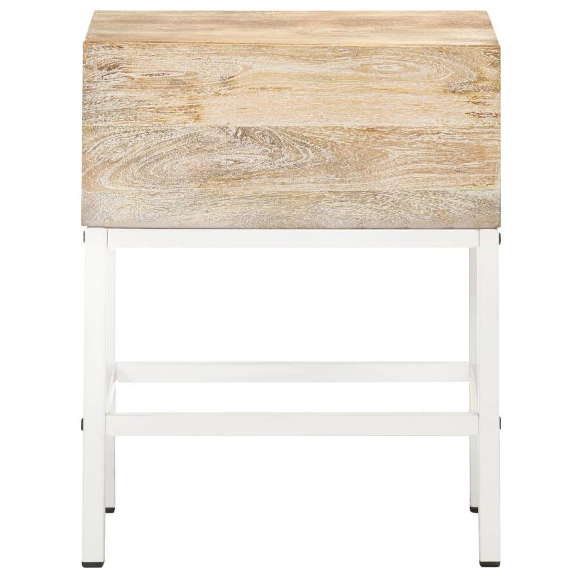 VIDAXL Table de chevet 40x30x50 cm Bois de manguier massif