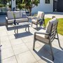 Voir la diapositive 1 : PARIS GARDEN Salon bas de jardin - 5 places - Aluminium - Anthracite - IBIZA
