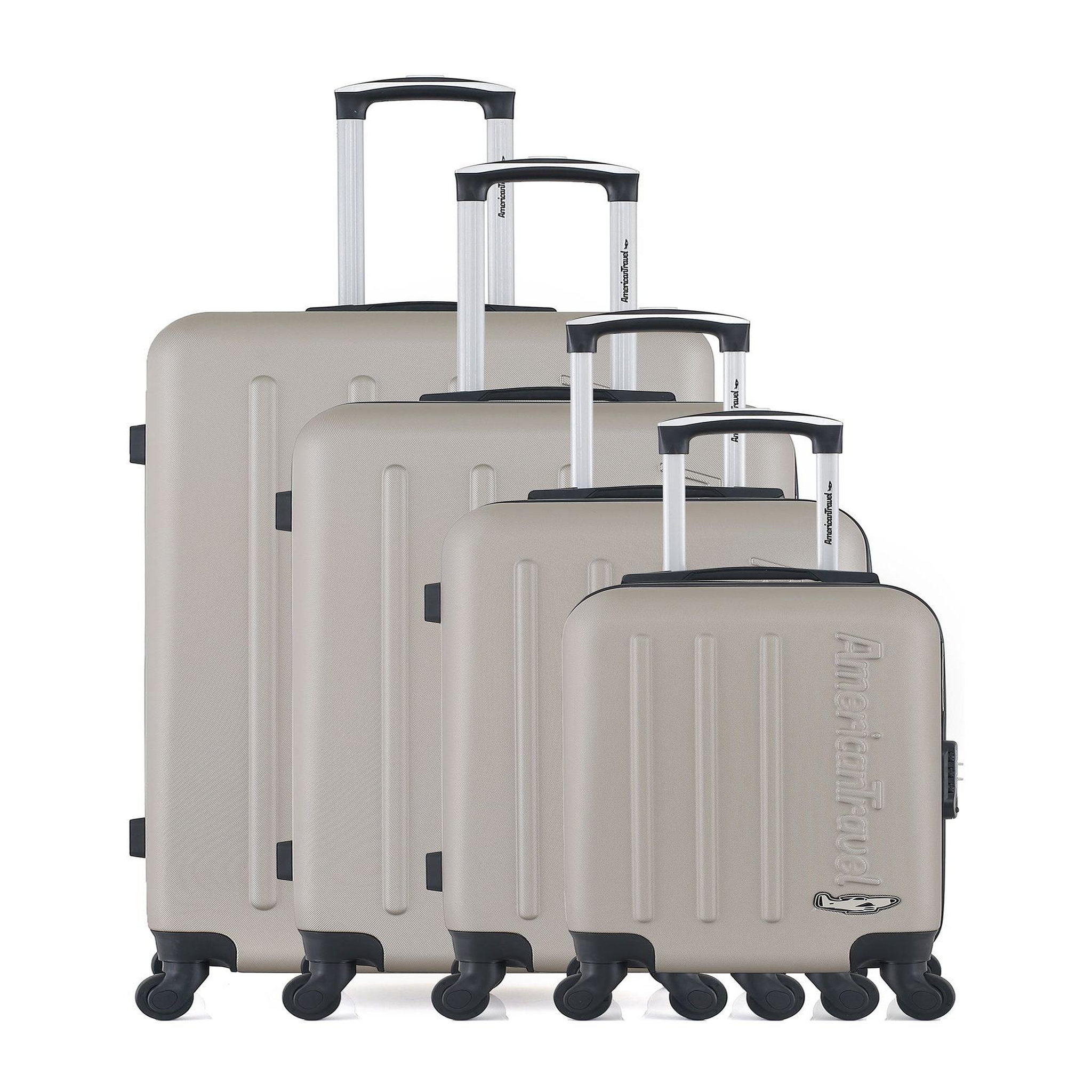 AMERICAN TRAVEL American travel - set de 4 valises bronx-m 75 cm 4 roues