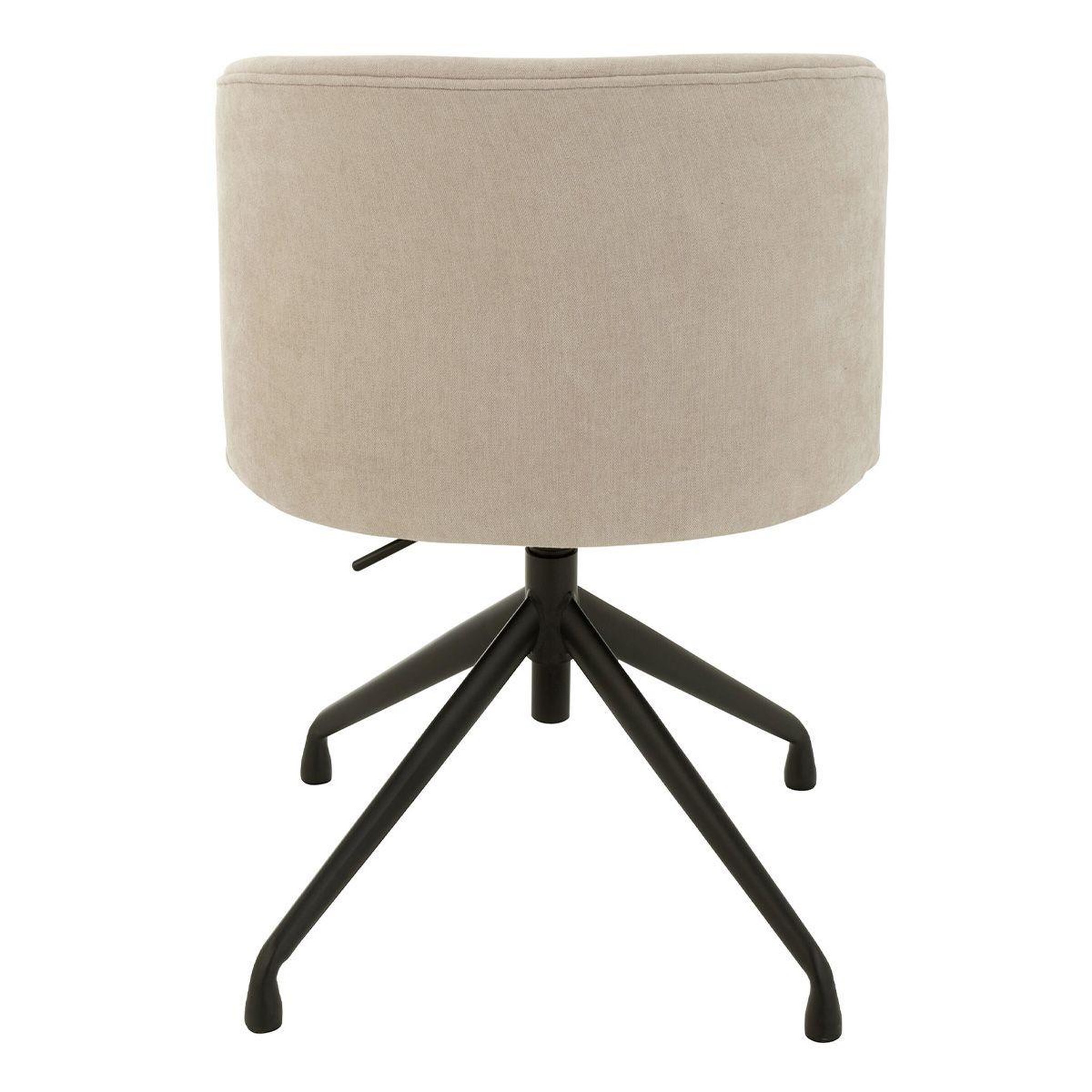 Voir la diapositive 4 : J-LINE Chaise pivotante design  gena  56cm beige