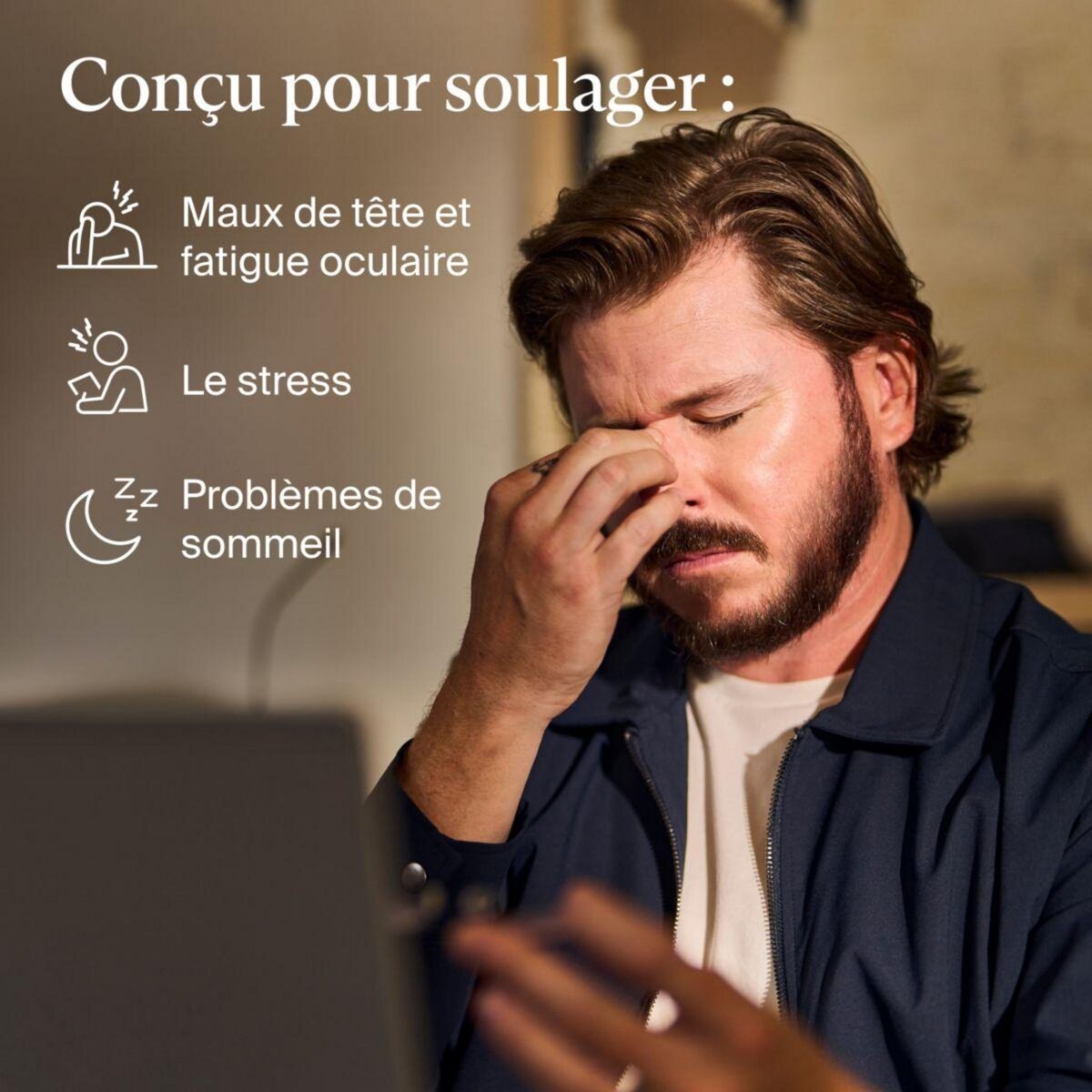 THERAGUN Masque de relaxation Smart Goggles 2.0