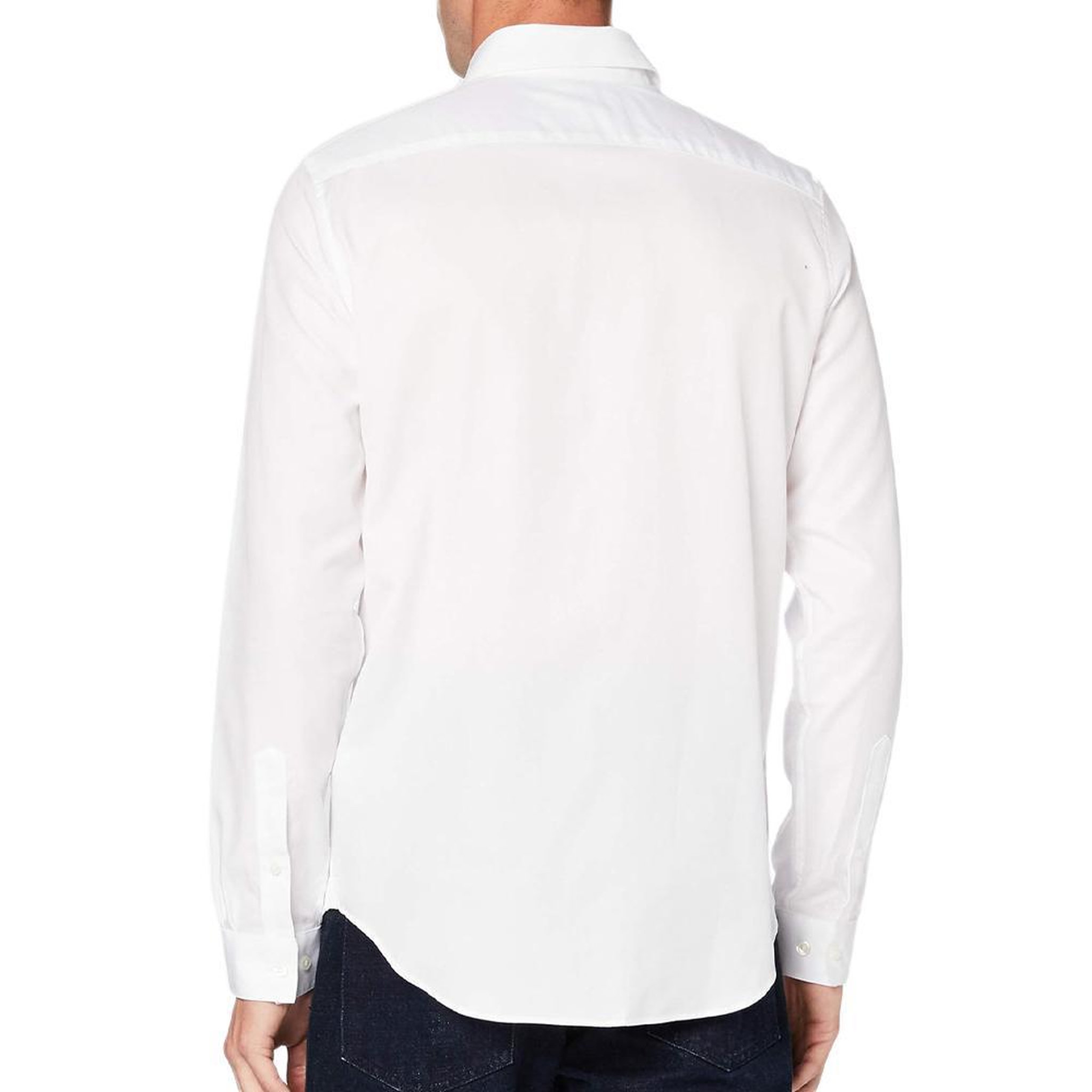 Voir la diapositive 2 : Lacoste Chemise Blanche Homme Lacoste CH2745