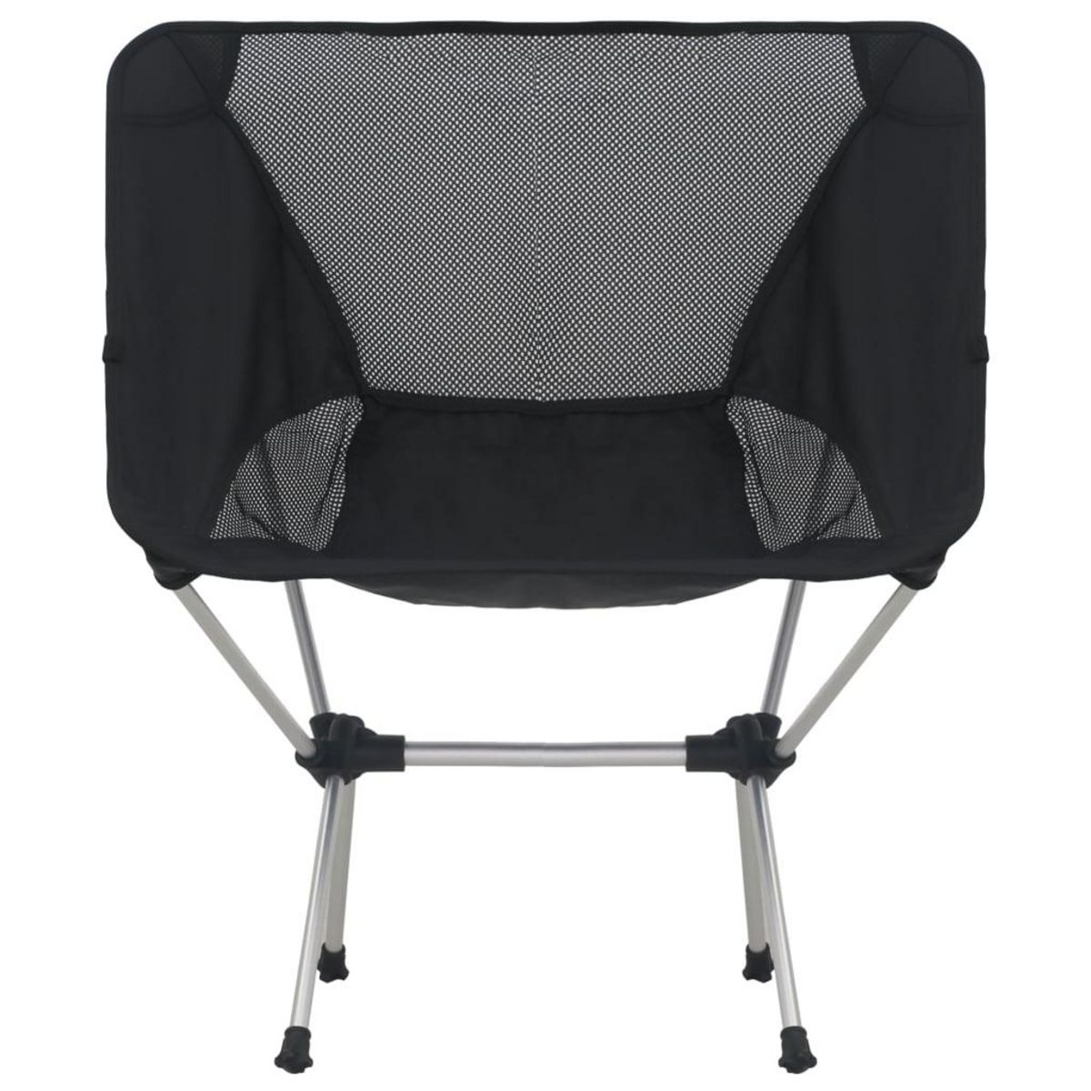 VIDAXL Chaises de camping pliables et sac lot de 2 Aluminium