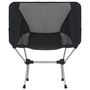 Voir la diapositive 4 : VIDAXL Chaises de camping pliables et sac lot de 2 Aluminium