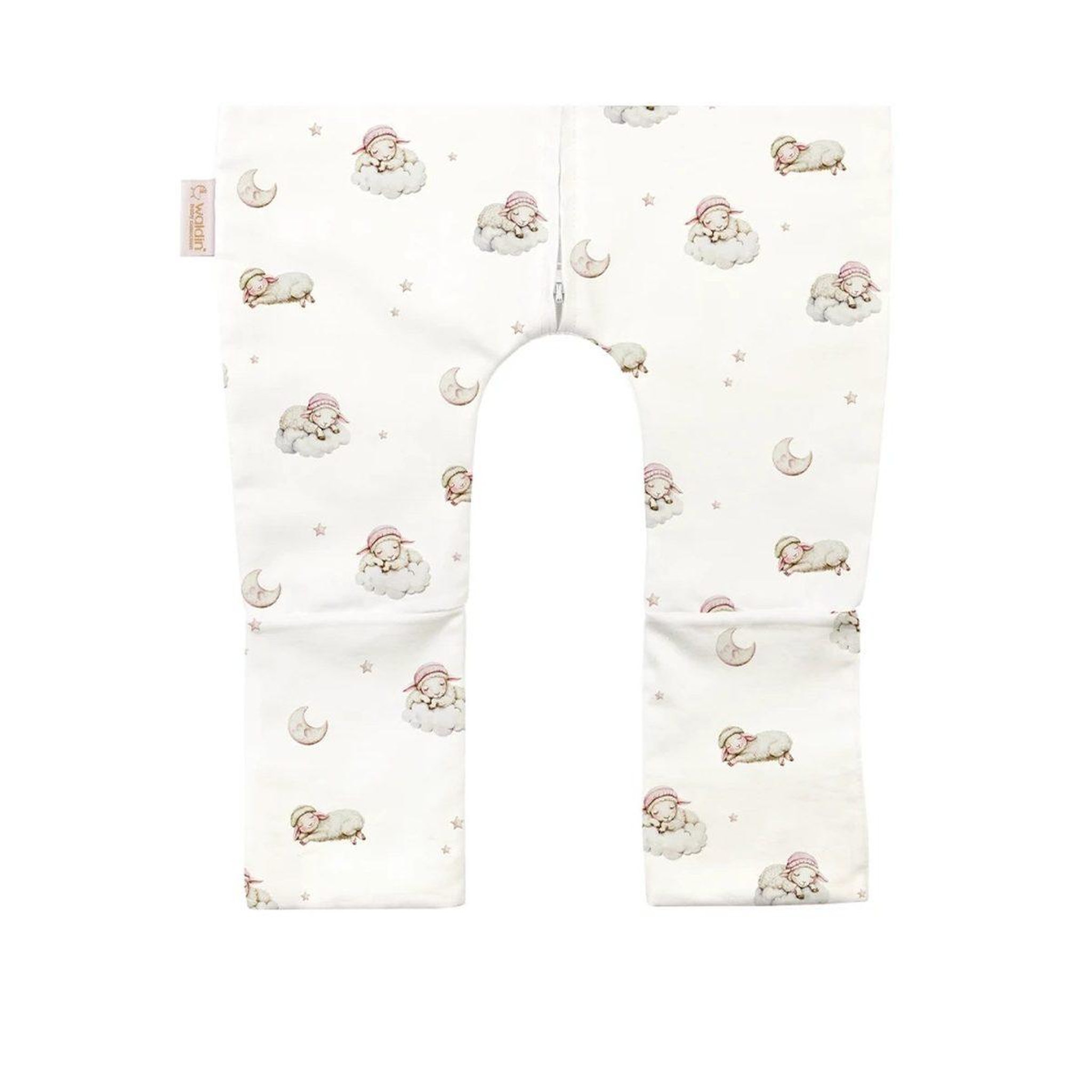 WALDIN Gigoteuse à jambes en coton - taille M (3-4 ans) - motif berceuse, blanc