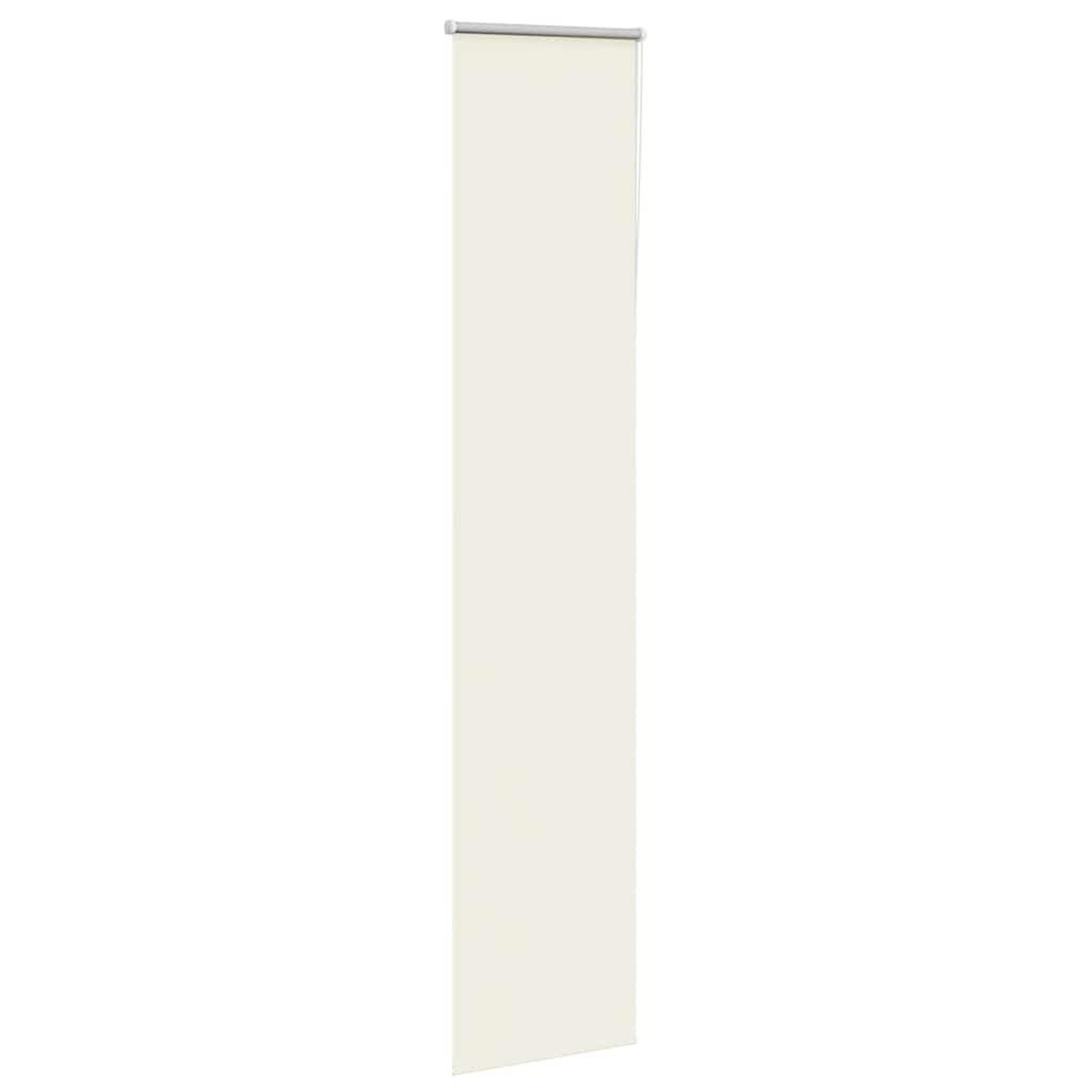 Voir la diapositive 3 : VIDAXL Store enrouleur occultant blanc casse 55x210cm largeur du tissu