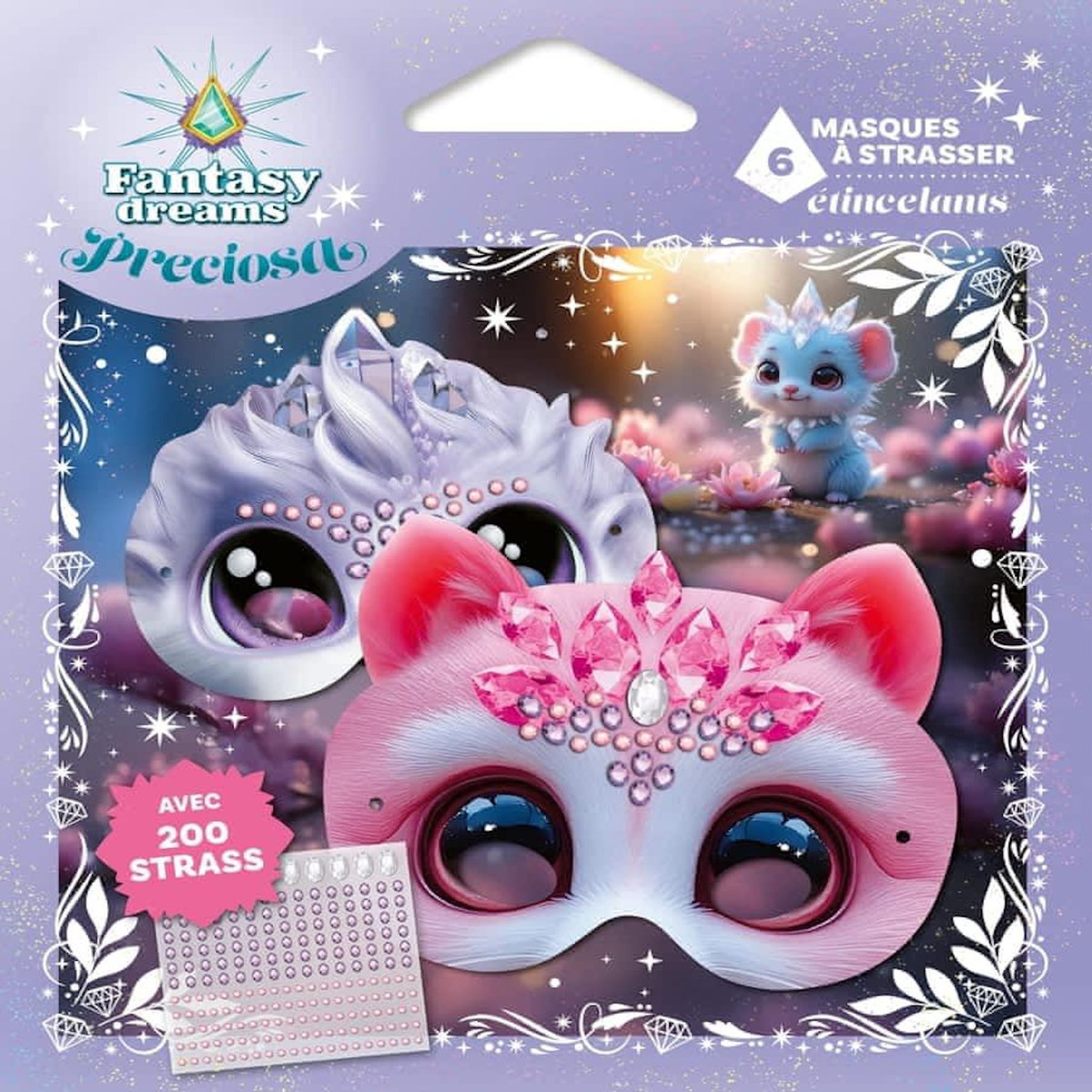 MASQUES A STRASSER PRECIOSA. AVEC 6 MASQUES A STRASSER ETINCELANTS, Fleurus