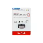 sandisk clé usb ultra dual drive usb + usb type c 128gb
