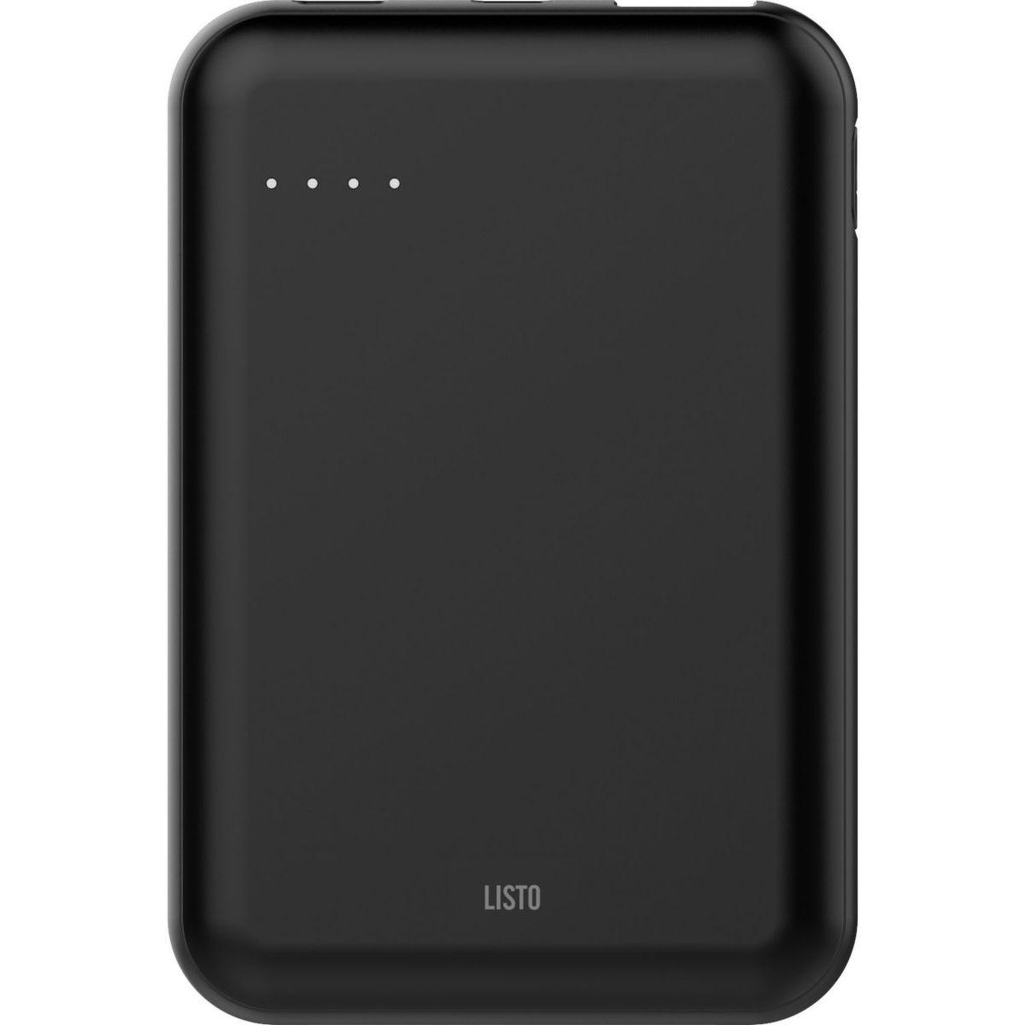 Voir la diapositive 2 : Listo Batterie externe 5000 mah usb c noir