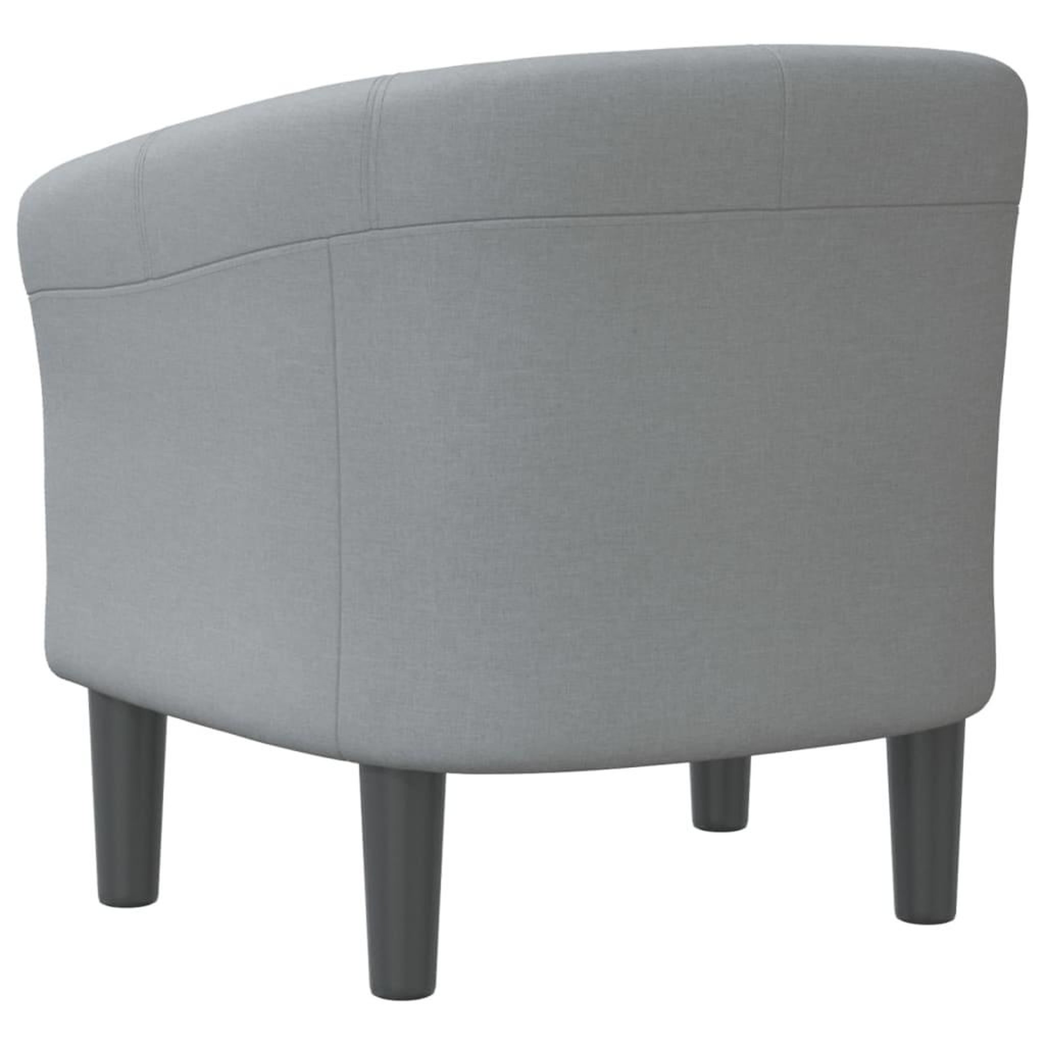 Voir la diapositive 5 : VIDAXL Chaise cabriolet gris clair tissu