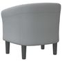 Voir la diapositive 5 : VIDAXL Chaise cabriolet gris clair tissu