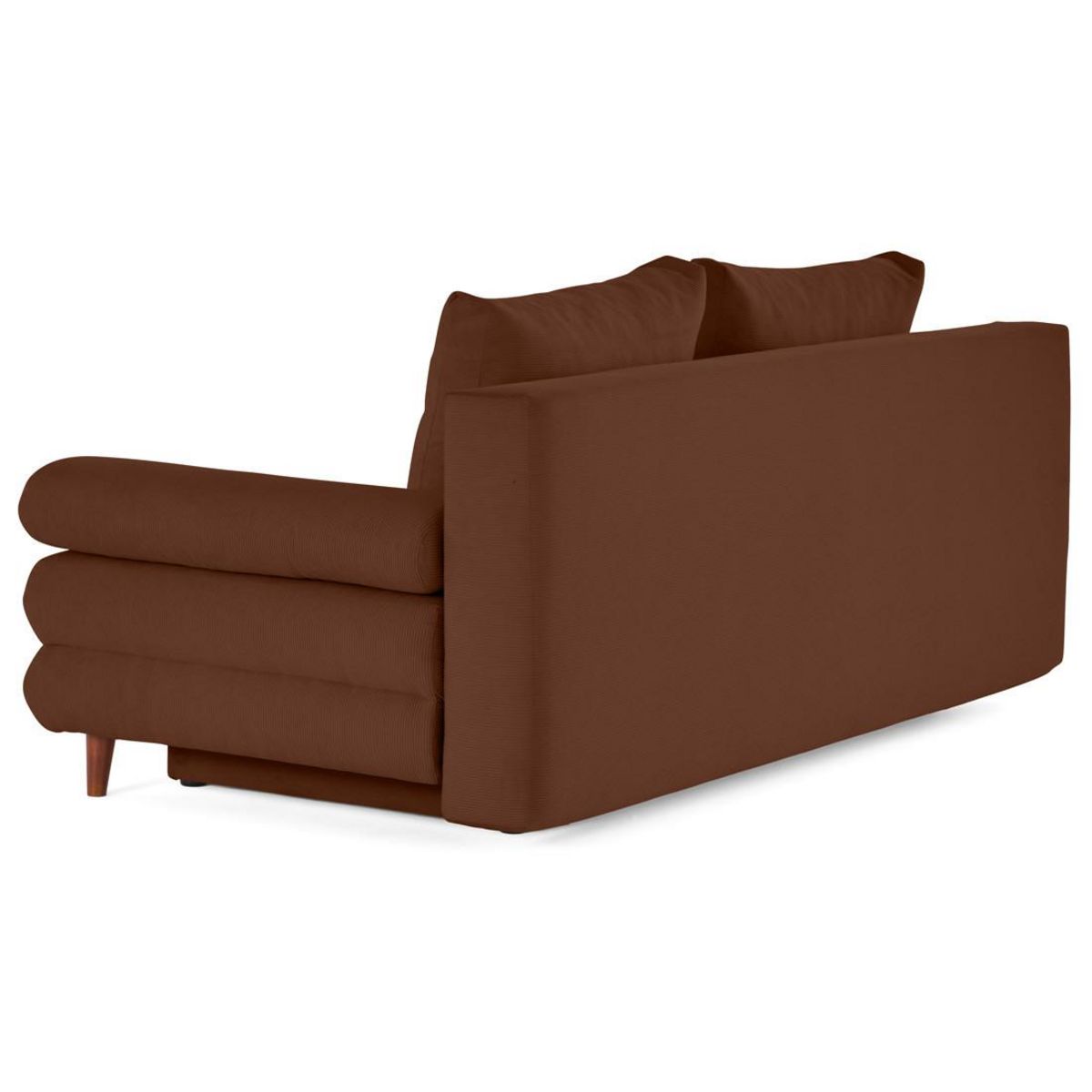 BEST MOBILIER Wonder - canapé 3 places convertible avec coffre en velours côtelé