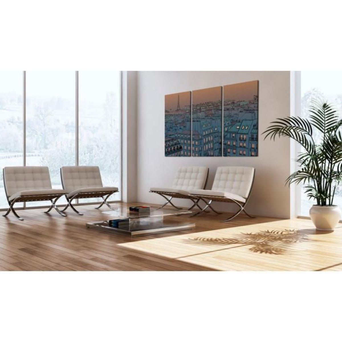 Paris Prix Tableau Imprimé  Paris la Ville Se Met en Veille