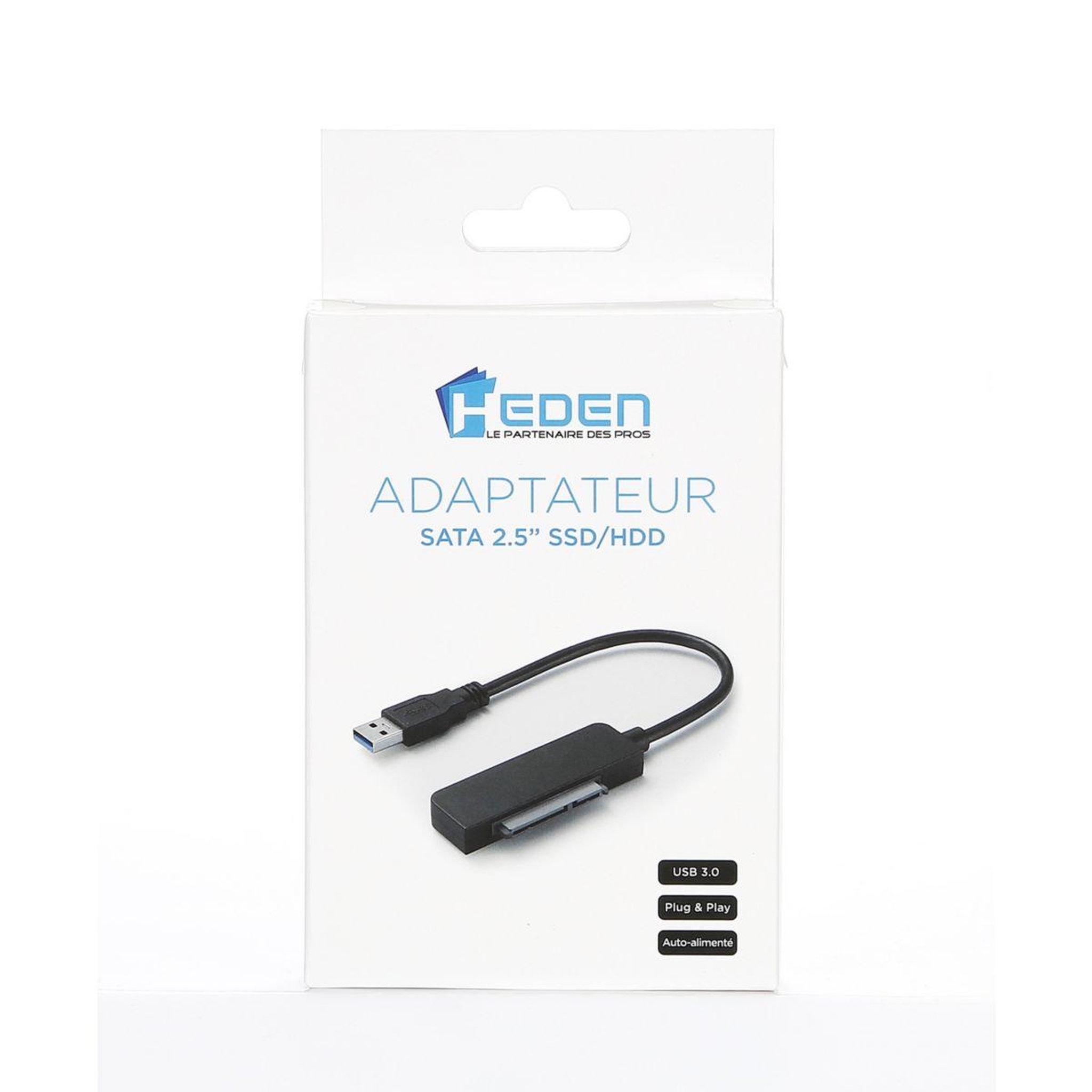 Heden Adaptateur SATA USB3.0 HDD/SSD 2.5'' SATA Noir