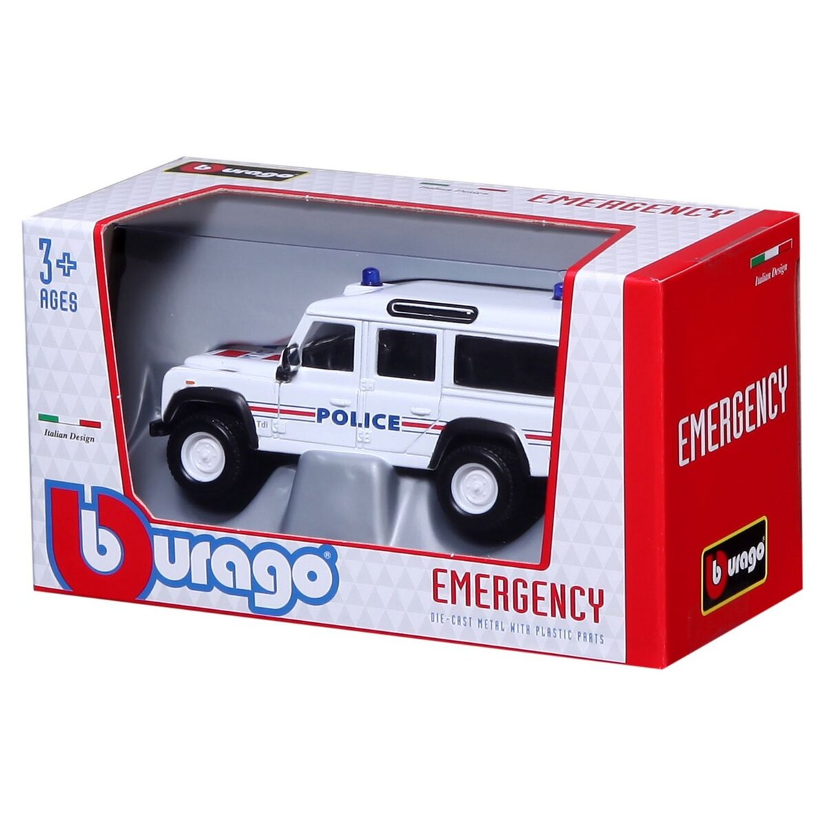 BURAGO Véhicule urgences Emergency fire M 1/50