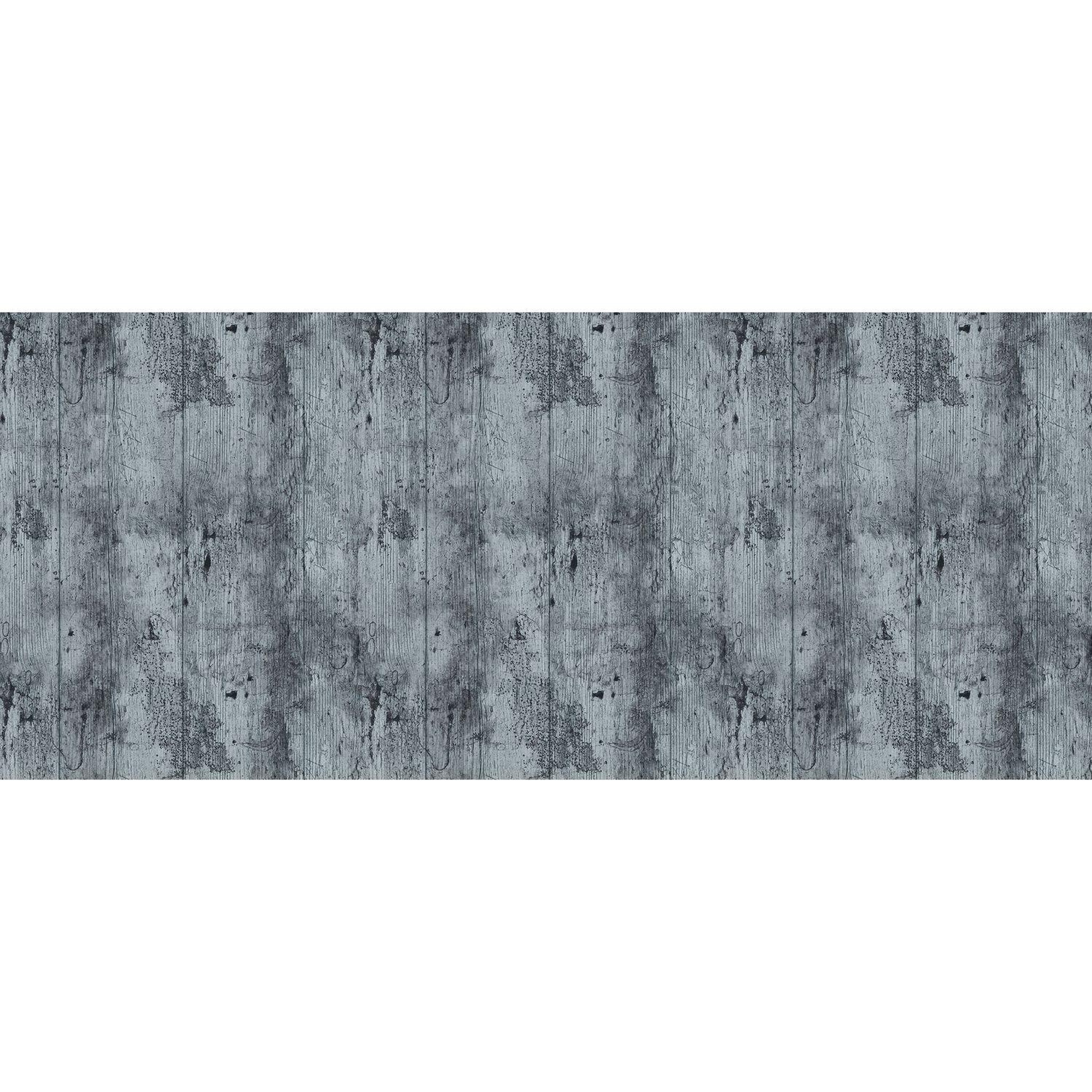 HABITABLE Adhésif décoratif pour meuble Bois vieilli - 200 x 45 cm. Coloris disponibles : Gris