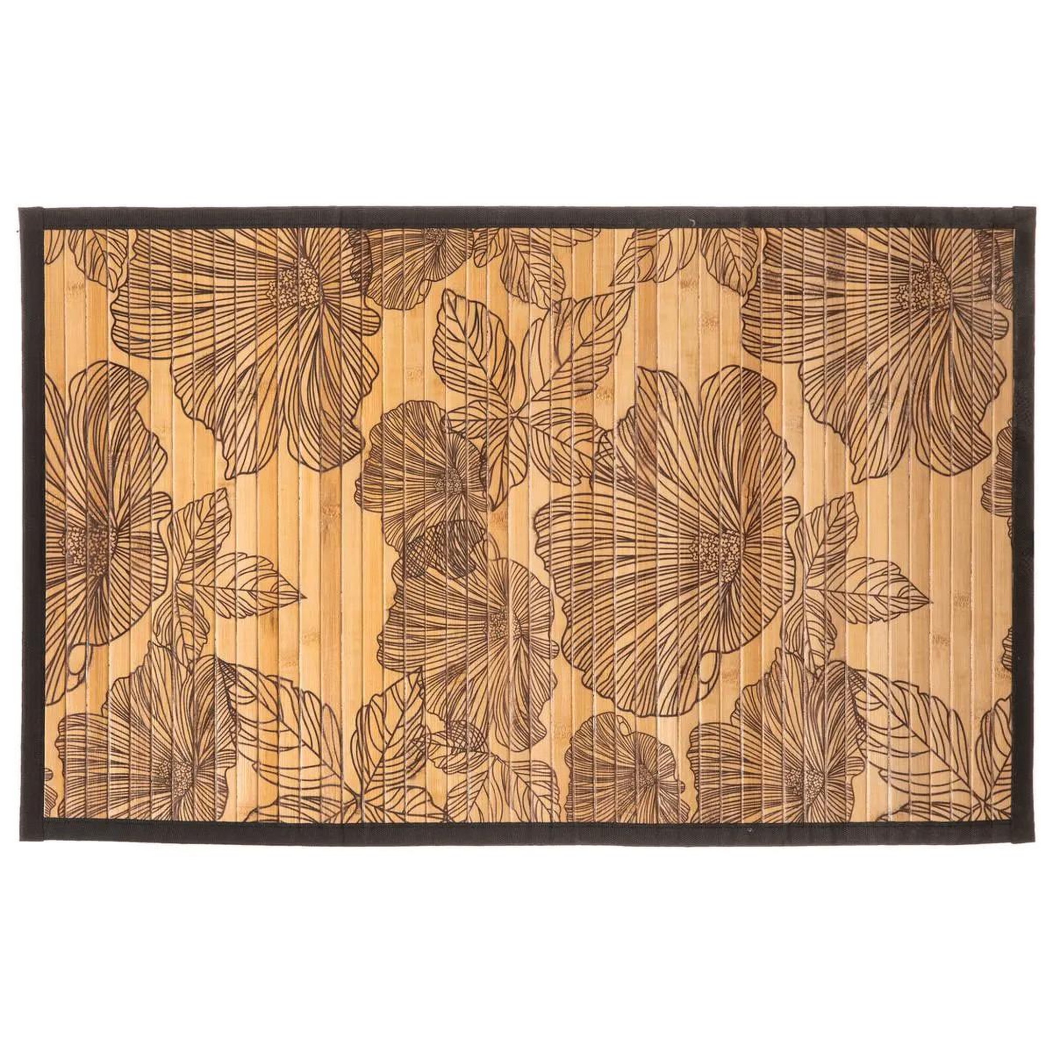 FIVE Tapis de salle de bain  blackflora  50x80cm beige