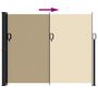 Voir la diapositive 5 : VIDAXL Auvent lateral retractable beige 160x300 cm