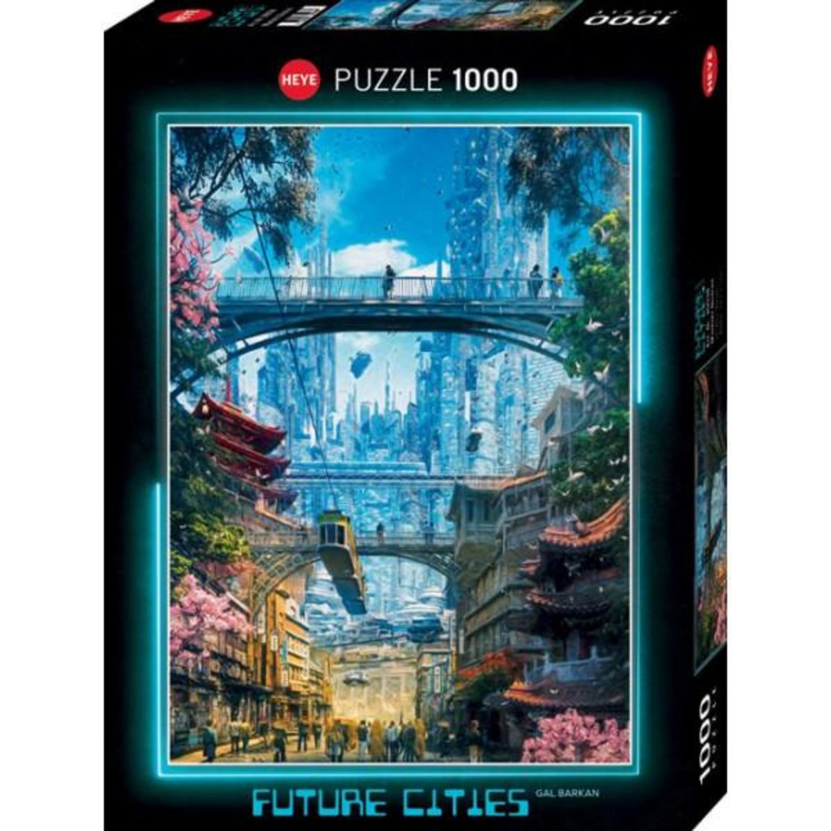 Heye Puzzle 1000 pièces Heye Markets District Futures Cities