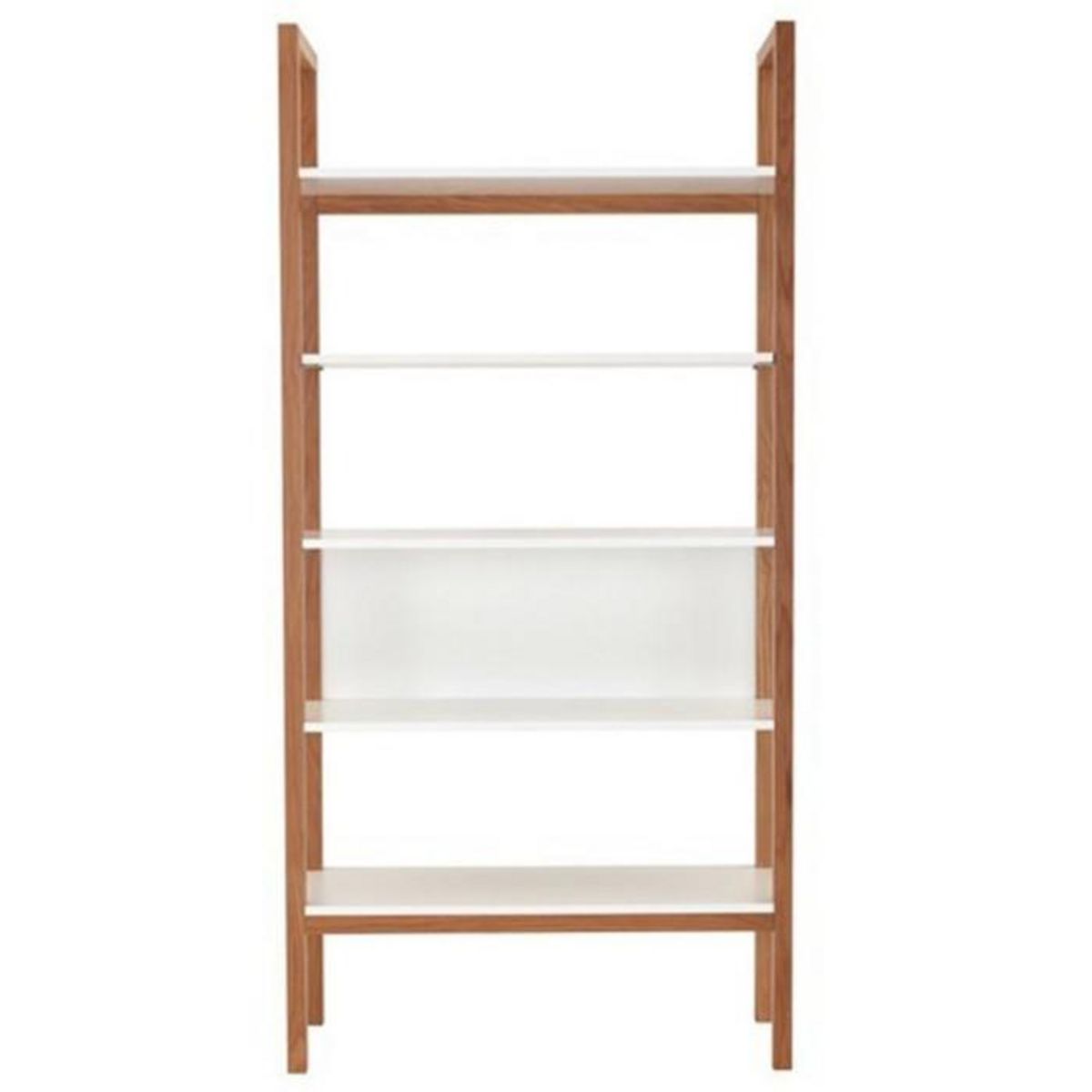 Paris Prix Bibliothèque 5 Niveaux  Farringdon  185cm Chêne & Blanc