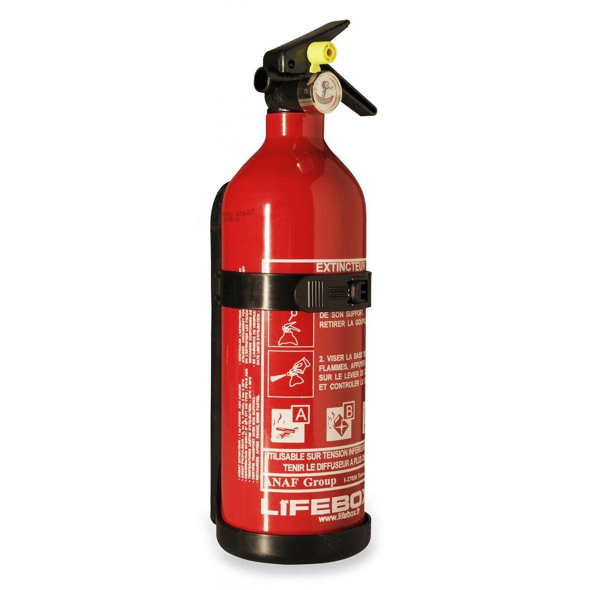 LIFEBOX Extincteur 1 kg avec manomètre nf LIFEBOX