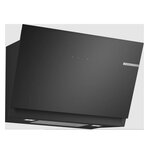 BOSCH Hotte décorative inclinée 80cm 438m3/h noir - DWJ81AN60