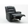 Voir la diapositive 3 : Habitat et Jardin Fauteuil relax  Buckingham  - 85 x 93 x 100 cm - Noir