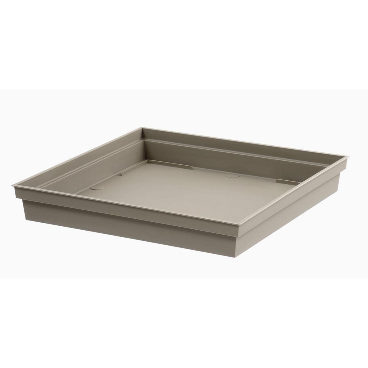 Eda Soucoupe Toscane carrée 32 cm- Taupe - Eda