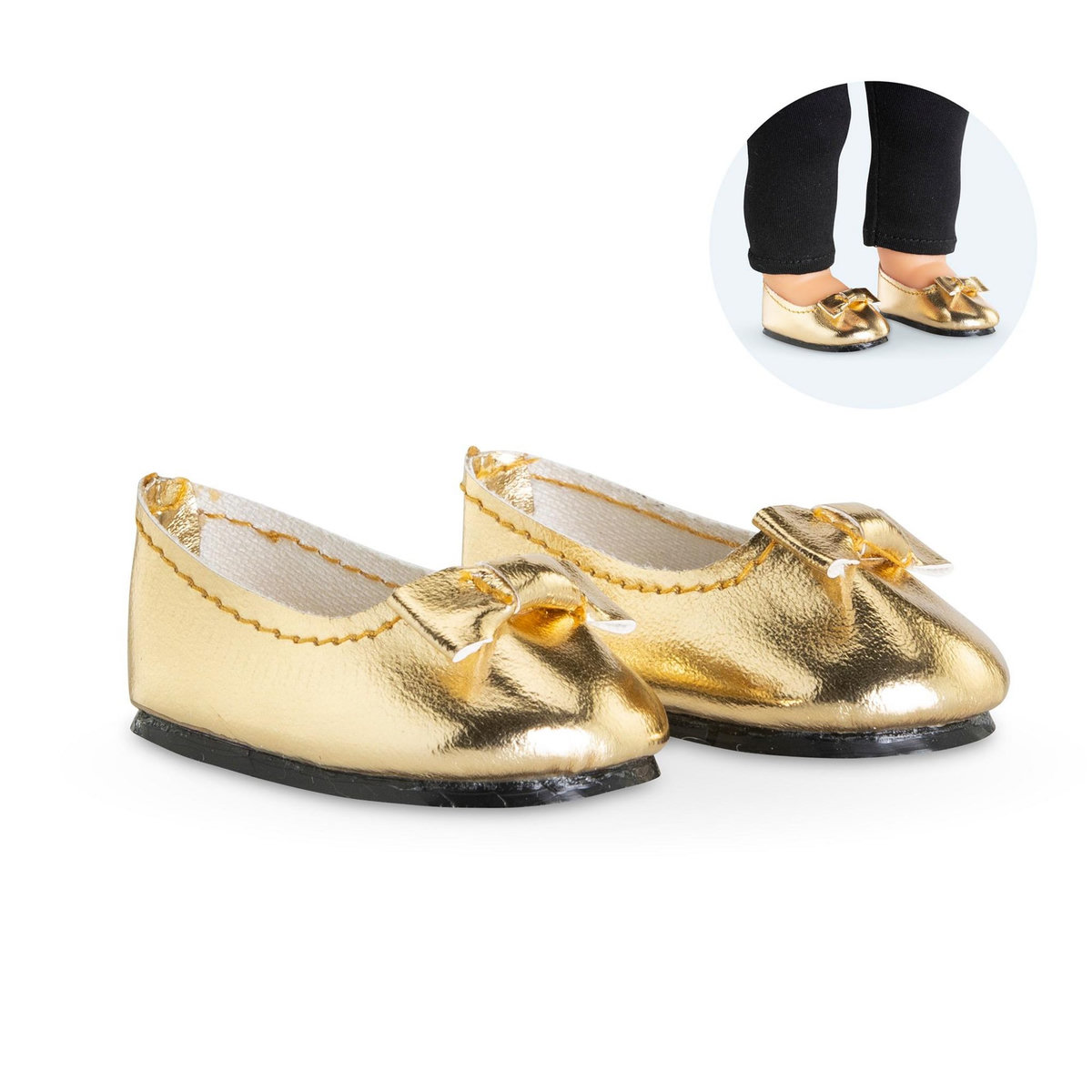 Corolle Ballerines dorées pour poupée ma Corolle