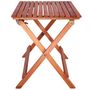Voir la diapositive 5 : VIDAXL Ensemble de bistro 3 pcs pour enfants Bois d'eucalyptus solide