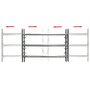 Voir la diapositive 2 : VIDAXL Grille reglable de securite de fenetres et 3 barres 1000-1500mm
