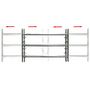 Voir la diapositive 2 : VIDAXL Grille reglable de securite de fenetres et 3 barres 1000-1500mm