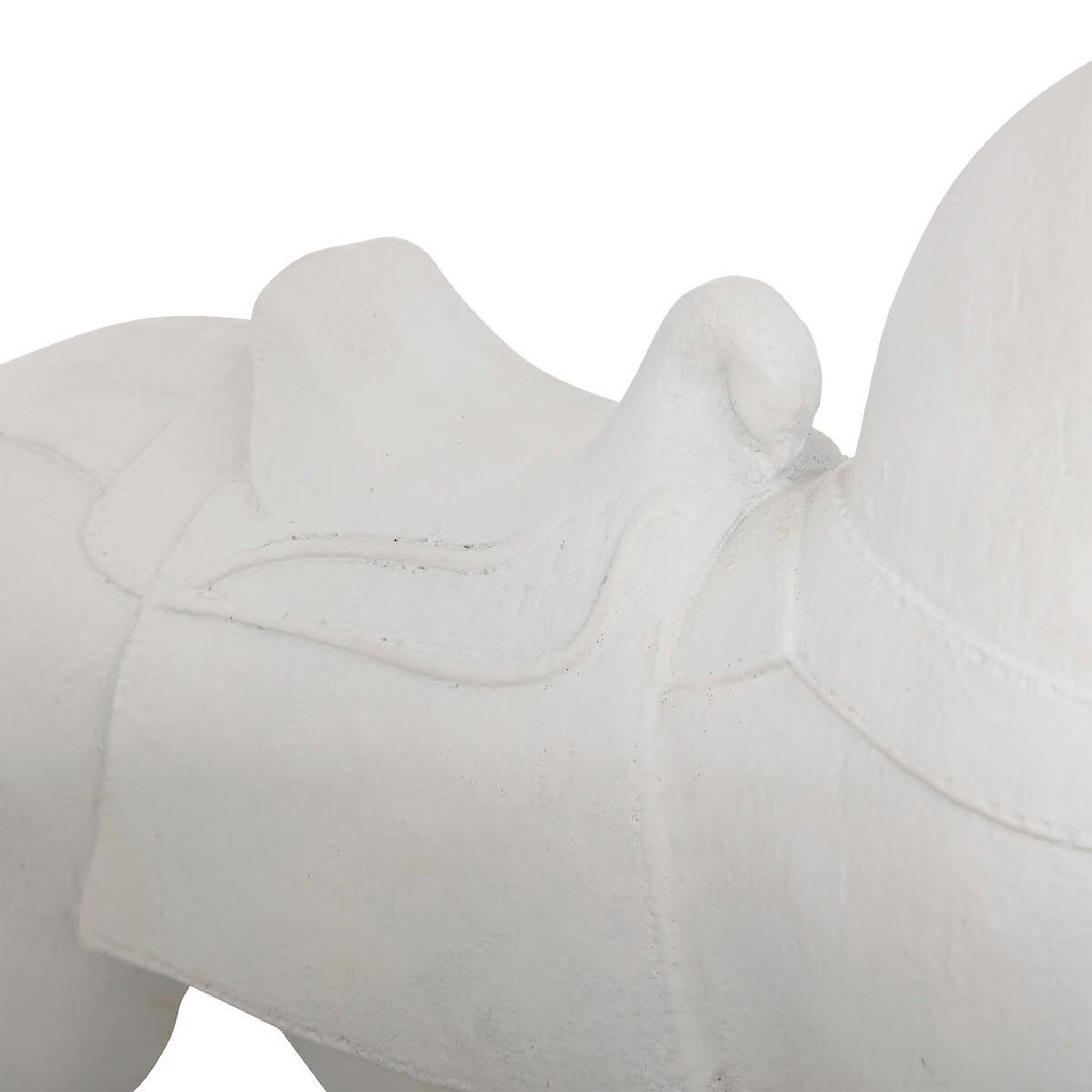 Voir la diapositive 3 : ATMOSPHERA Statuette déco cheval  little cottage  35cm blanc