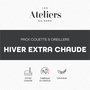 Voir la diapositive 2 : ATELIERS DU NORD Pack HIver Couette Très chaude + oreillers