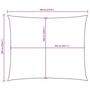Voir la diapositive 6 : VIDAXL Voile de parasol tissu oxford rectangulaire 6x7 m blanc