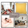 Voir la diapositive 3 : Les Ateliers du Linge Coussin imprime 100% polyester melly