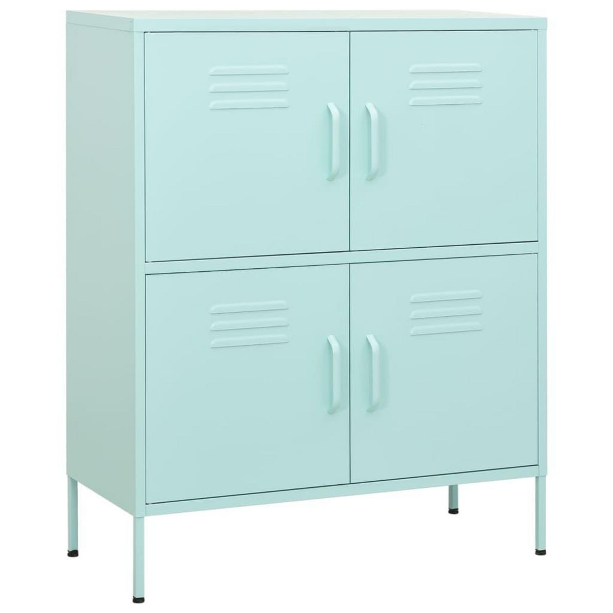 VIDAXL Armoire de rangement Vert menthe 80x35x101,5 cm Acier