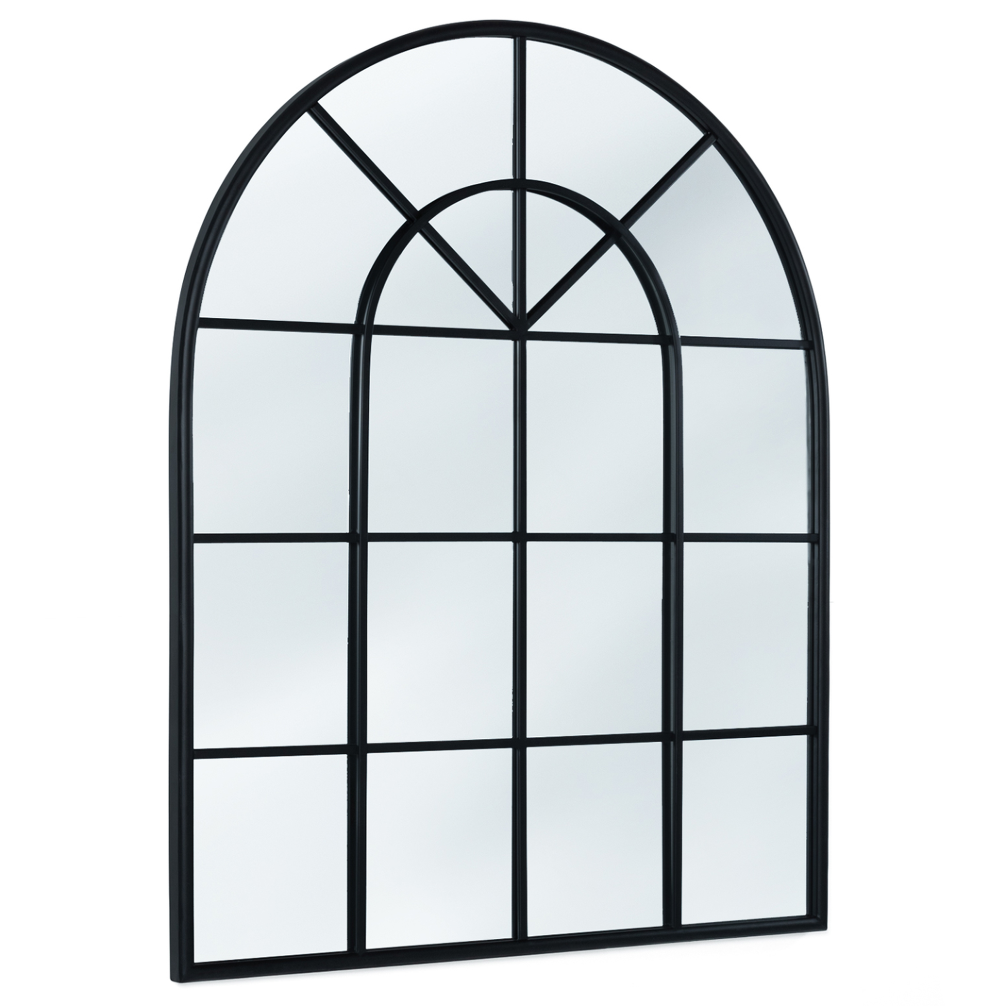 Voir la diapositive 4 : ID MARKET Miroir verrière arche design industriel 80x100 cm