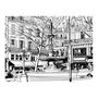 Paris Prix Papier Peint  Sketch of Parisian Fountain 