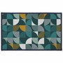 Voir la diapositive 1 : Paris Prix Tapis Déco Imprimé  Rythmo  50x80cm Bleu