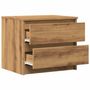 Voir la diapositive 5 : VIDAXL Table de chevet chene artisanal 50x40x43.5 cm bois d'ingenierie