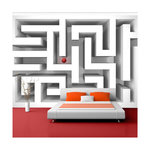 Paris Prix Papier Peint  Ice Labyrinth. Coloris disponibles : Multicolore
