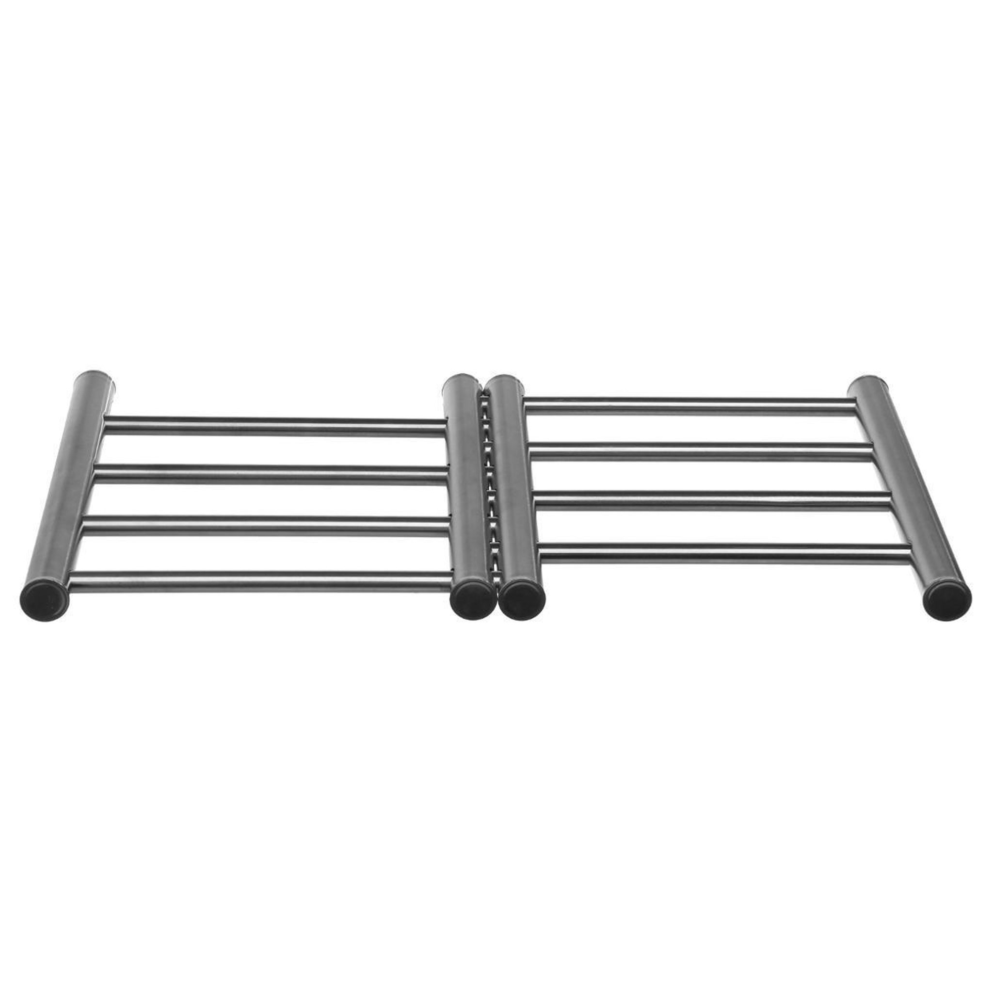 Voir la diapositive 2 : FIVE Dessous de Plat Extensible  Inox  23cm Argent