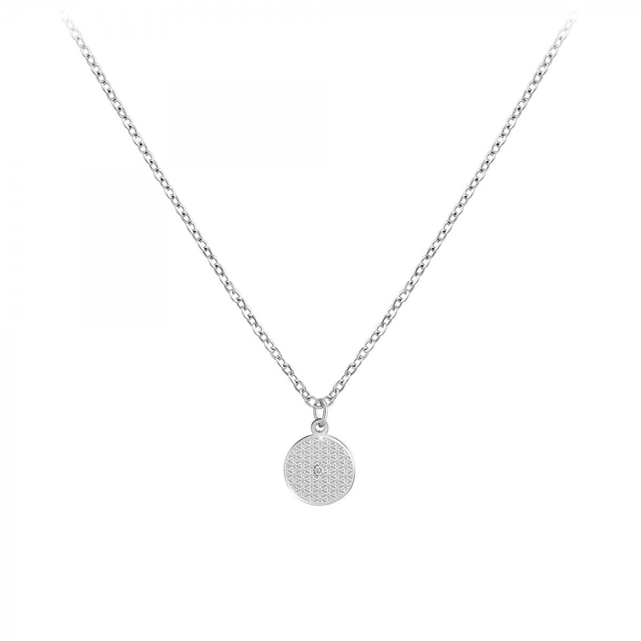 Voir la diapositive 3 : SC CRYSTAL Collier multi-rangs par SC Crystal orné d'un véritable diamant blanc